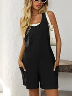 Pocketed Racerback Wide Strap Romper (17)
