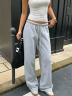Wide Leg Drawstring Sweatpants (4)