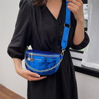 Shiny Chest Bag Westernwide Shoulder Strap photo 5