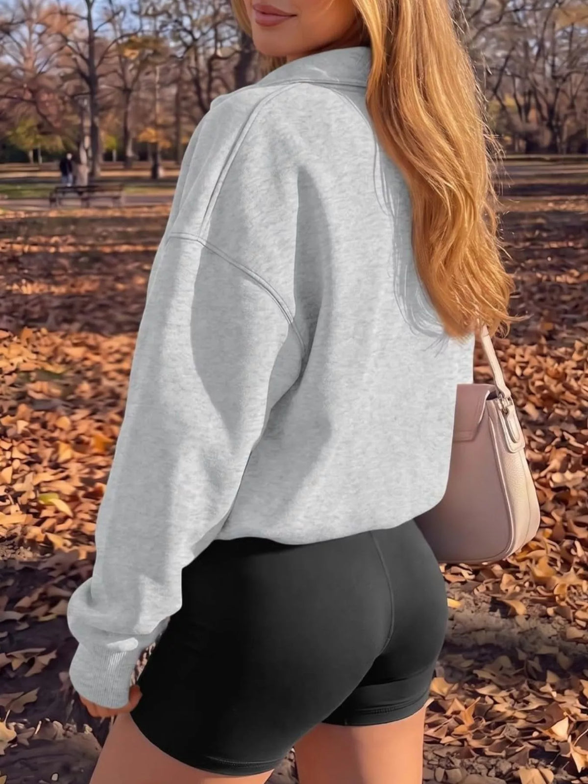 Button Detail Dropped Shoulder Sweatshirt (5)