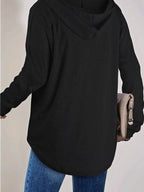 Full Size Drawstring Long Sleeve Hoodie Plus (6)