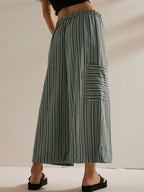 Contrast Striped Wide Leg Pants (18)