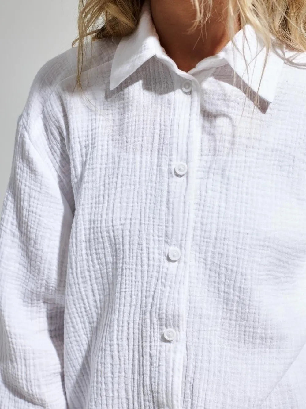 Textured Collared Neck Long Sleeve Shirt (7)