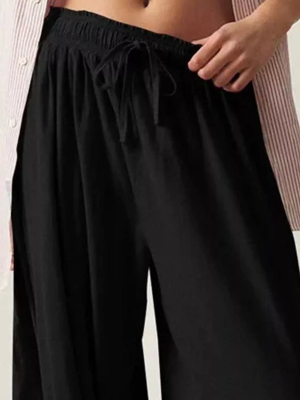 Ruched Drawstring Harem Pants (4)