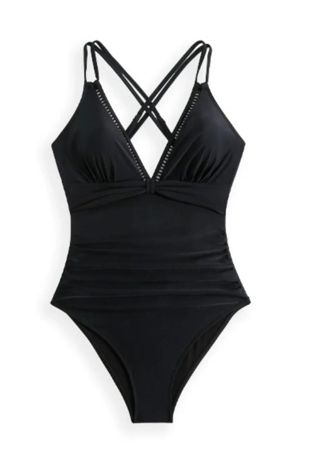 Double Spaghetti Strap One-piece Swimwear (12)