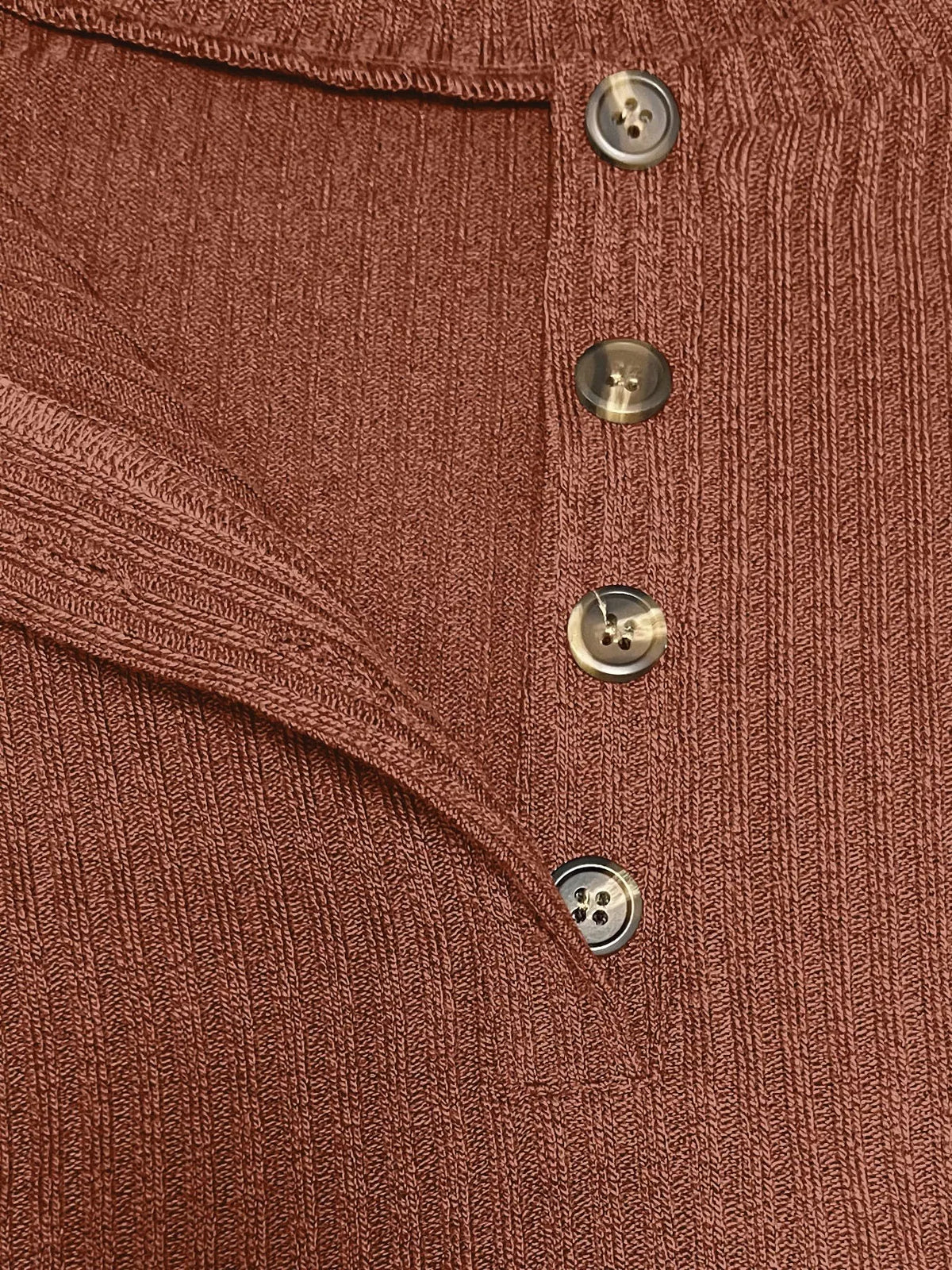 Button-detail Dropped Shoulder Top (9)
