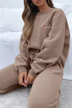 Round Neck Sweatshirt Joggers Set (18)