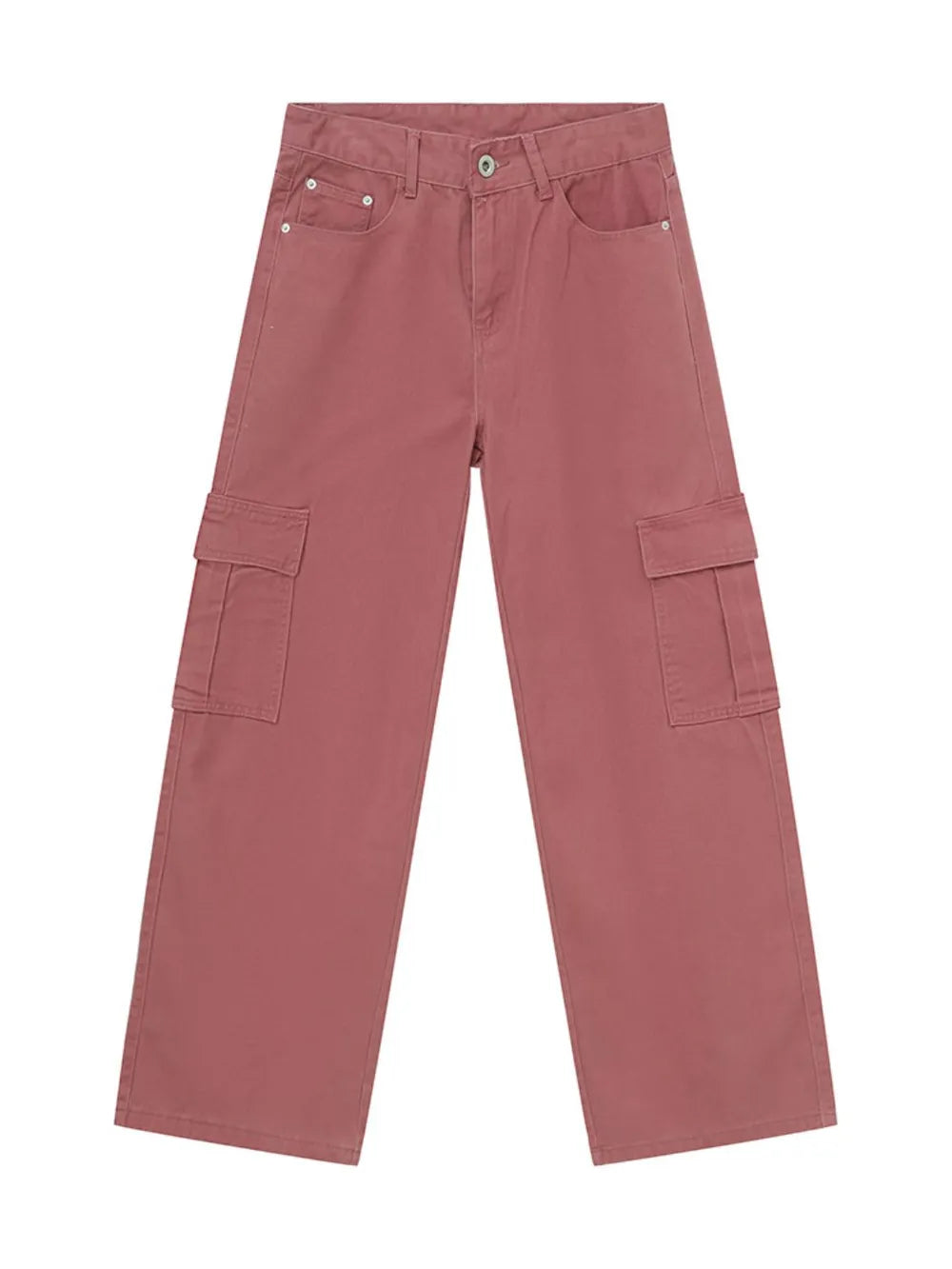 Wide Leg Cargo Jeans (10)