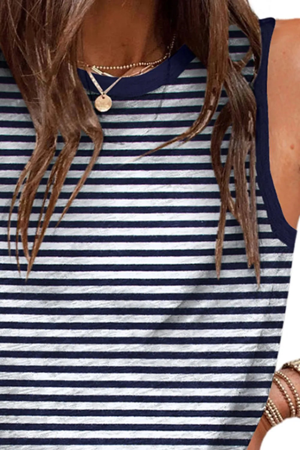Printed Round Neck Tank (15)