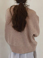 Dropped Shoulder Buttoned Cardigan (2)