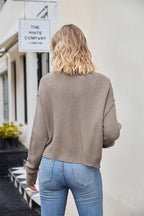 Button Down Exposed Seam Cardigan (2)