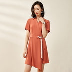 V-neck Shirt Dress photo 1