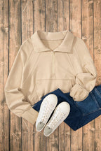 Half Zip Long Sleeve Sweatshirt (31)