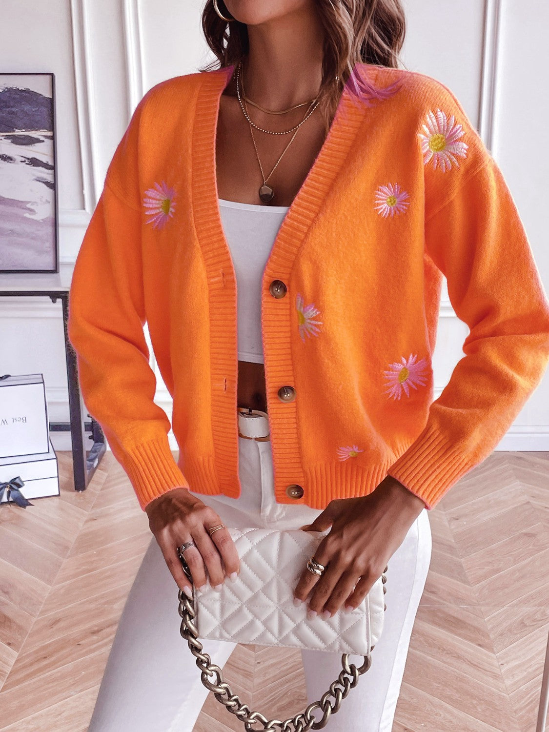 Floral Button Up Cardigan (17)