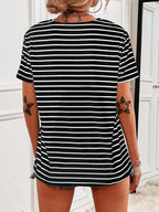 Striped Short Sleeve Top (12)
