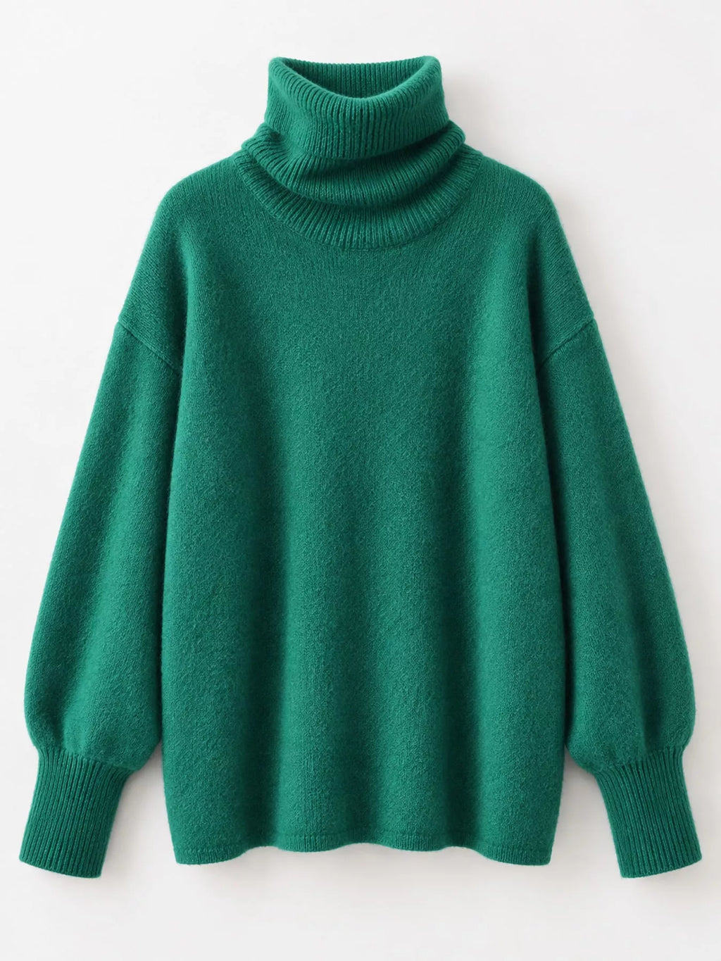 Turtleneck Dropped Shoulder Sweater (48)