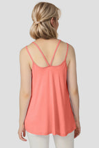 Bamboo Scoop Neck Double Spaghetti Straps Cami (28)