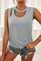 Cutout Sleeveless Top (3)