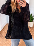 Lightweight Openwork Knit Cover Up (15)