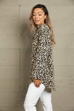 Leopard Roll-tap Sleeve Shirt (3)