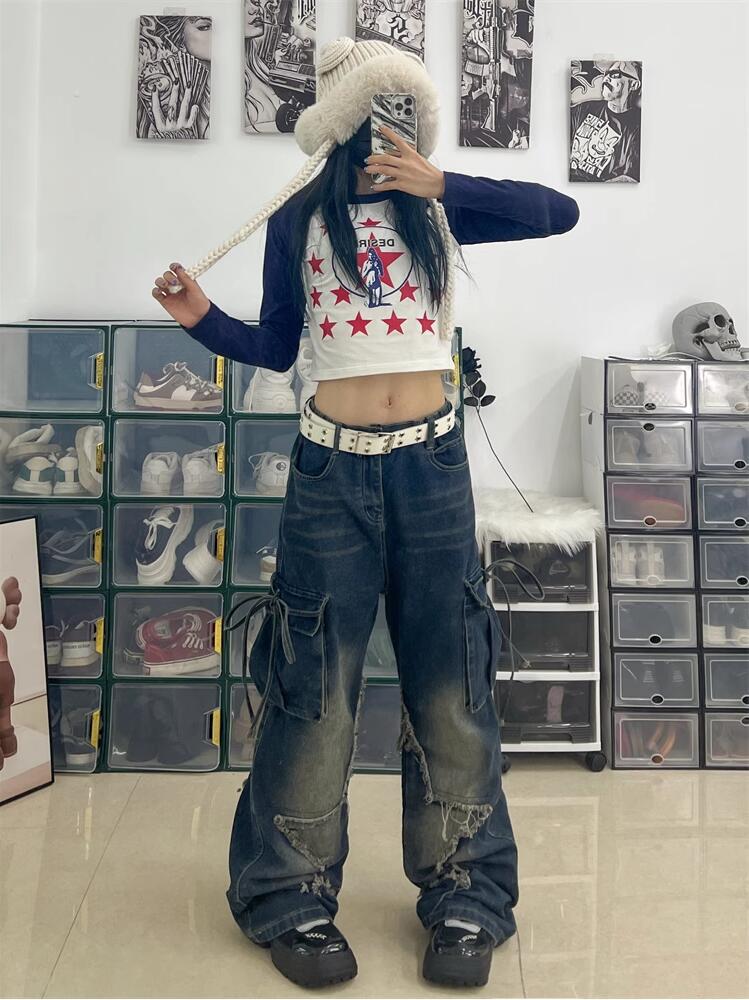 American Ins High Street Sense Worn Jeans photo 6