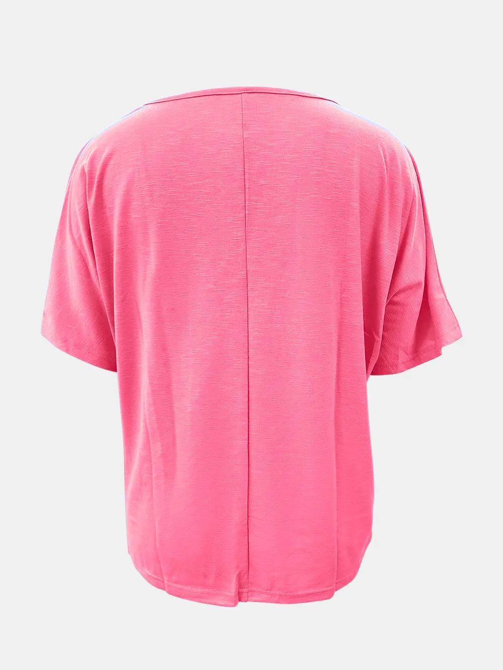Full Size Scoop Neck Short Sleeve T-shirt (18)