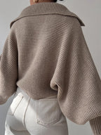 Johnny Collar Long Sleeve Sweater (12)