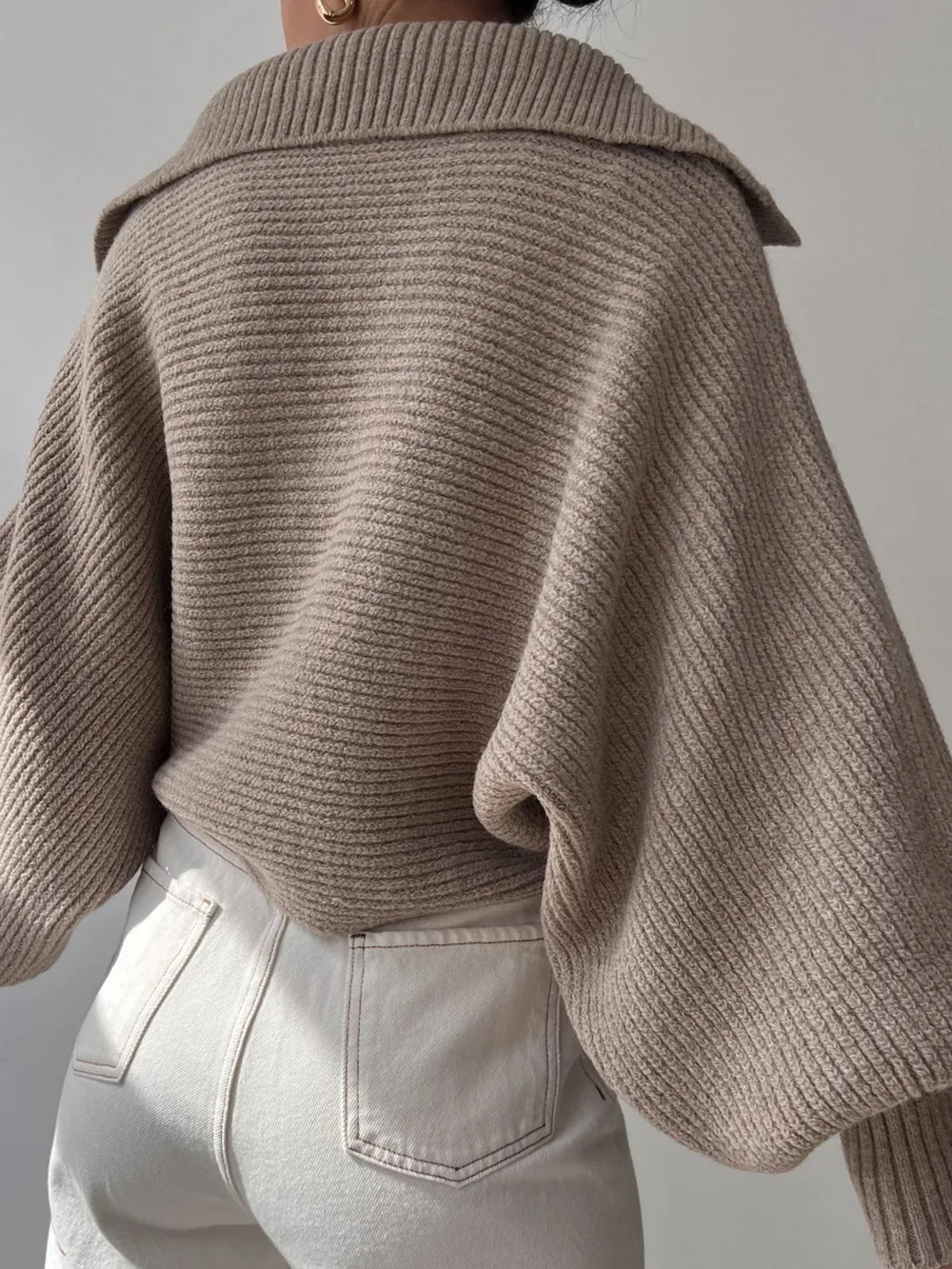 Johnny Collar Long Sleeve Sweater (12)