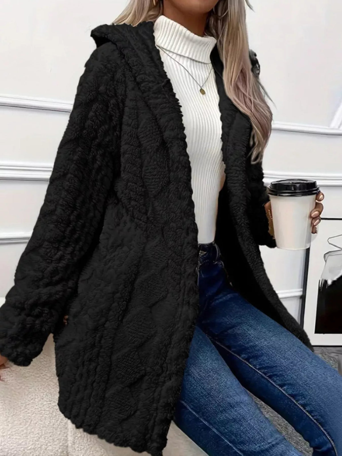 Full Size Button-down Hooded Outerwear Plus (9)