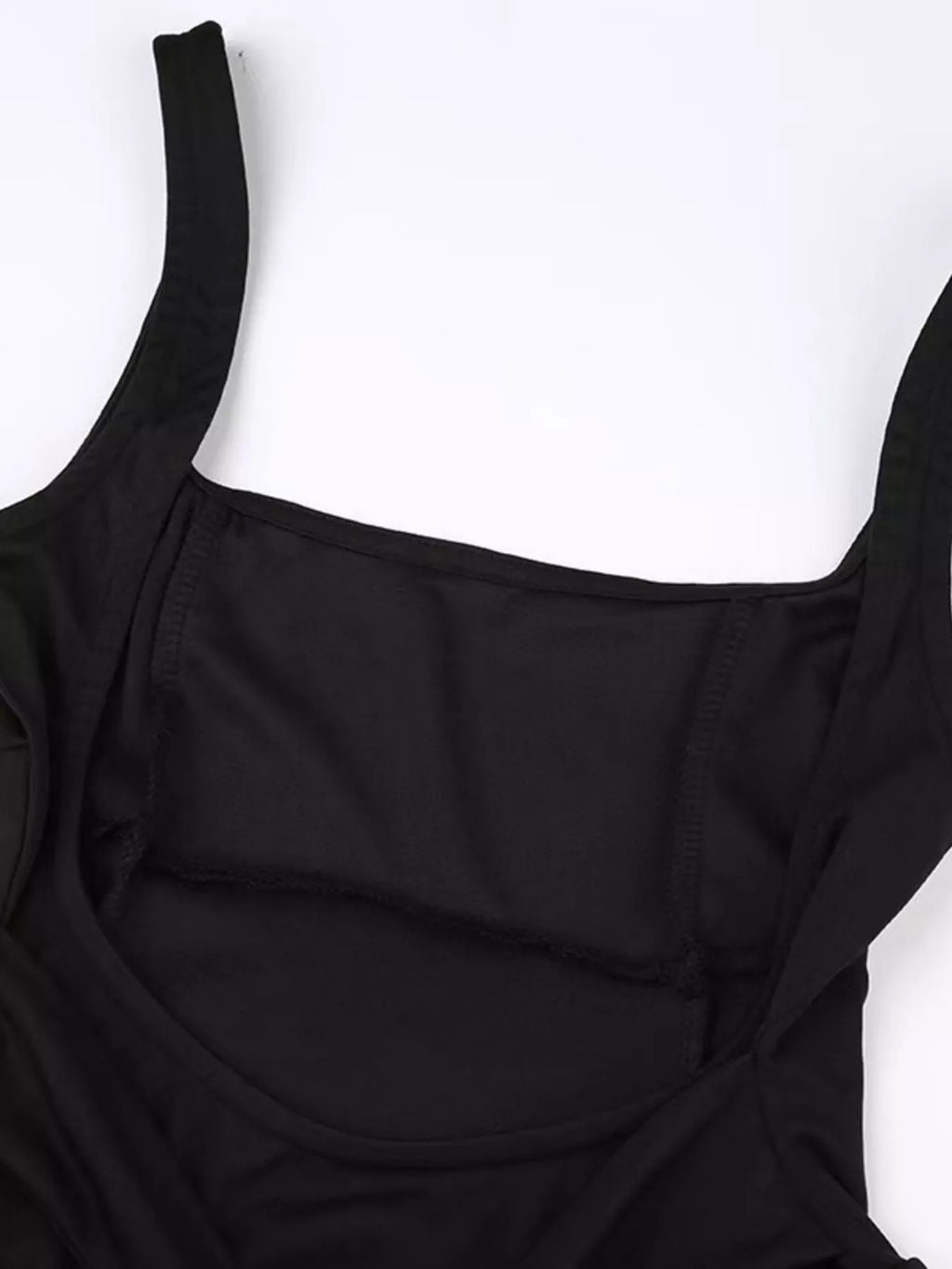 Backless Square Neck Mini Dress (10)