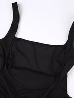 Backless Square Neck Mini Dress (10)
