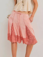 Lace Trimmed Shorts