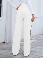 Side Striped Wide Leg Pants (14)