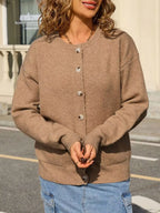 Casual Button-down Knit Cardigan (10)