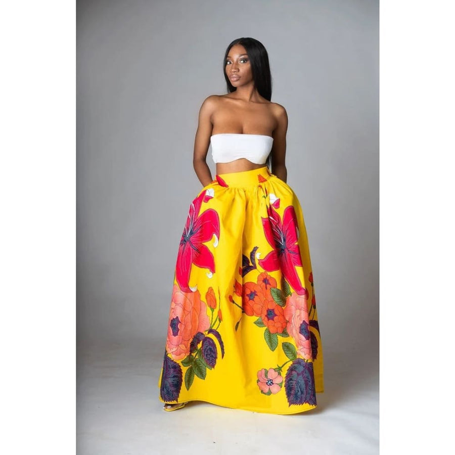 Bottoms Skirt Floral Holiday Long Maxi photo 2