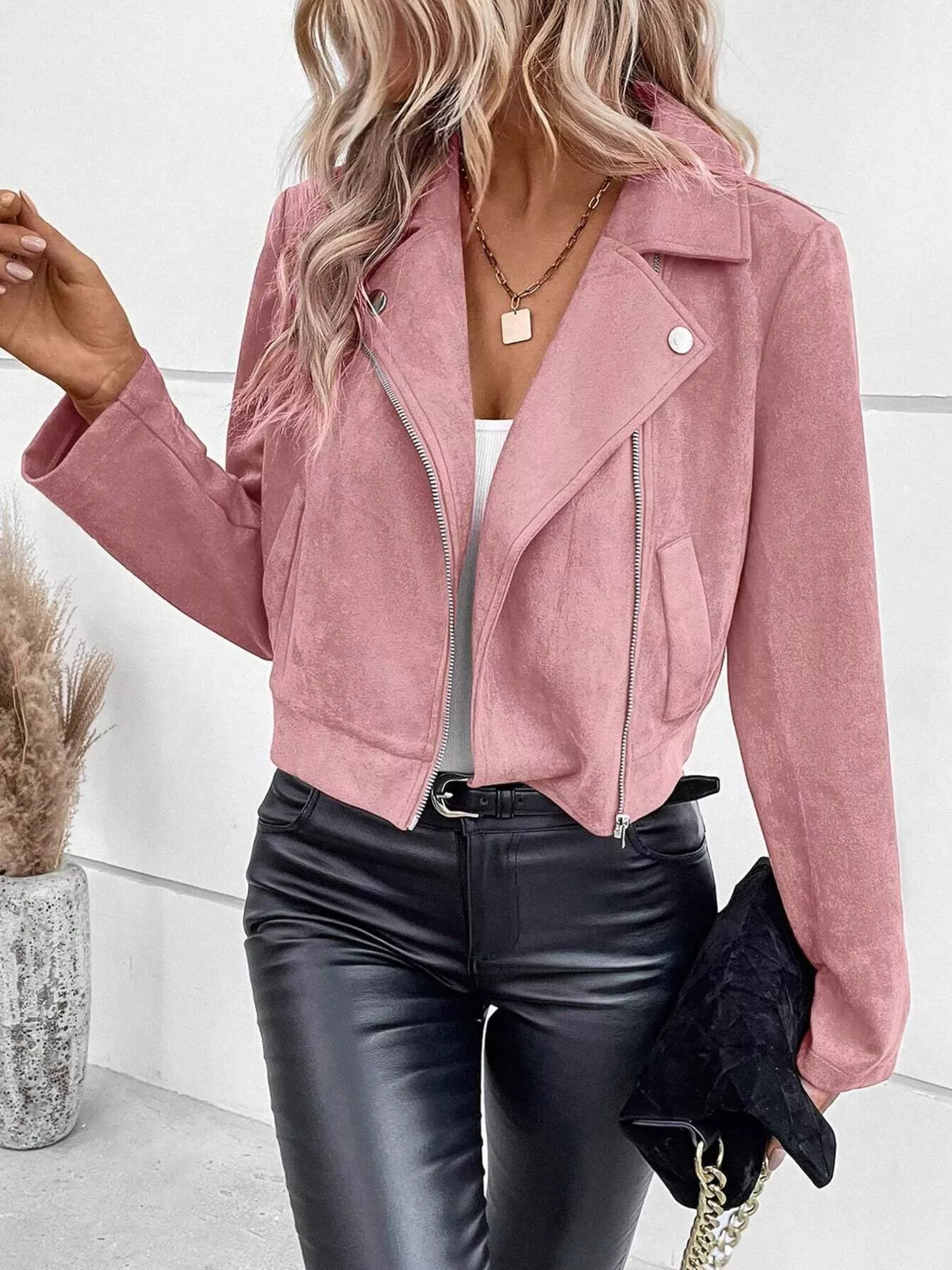 Zip Up Moto Jacket (20)