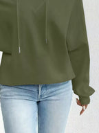 Full Size Off-shoulder Drawstring Long Sleeve Top Plus (15)