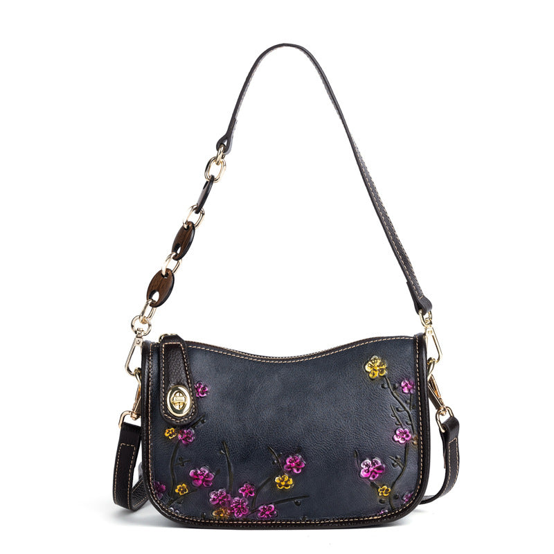 Retro First-layer Cowhide Simple Shoulder Bag variant CJNS280970701AZ