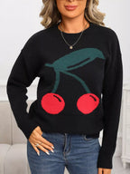 Cherry Round Neck Sweater (10)