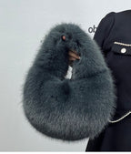 Portable Fur Bag Fall Winter Popular photo 6