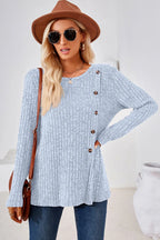 Round Neck Long Sleeve T-shirt (13)