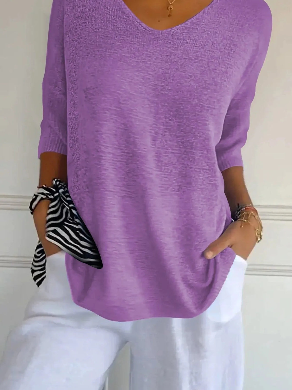 Full Size Relaxed Fit Ribbed Hem Sweater Plus (3)