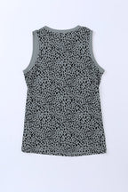 Printed Round Neck Tank Top (19)