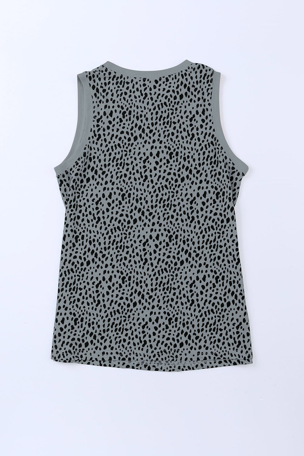 Printed Round Neck Tank Top (19)