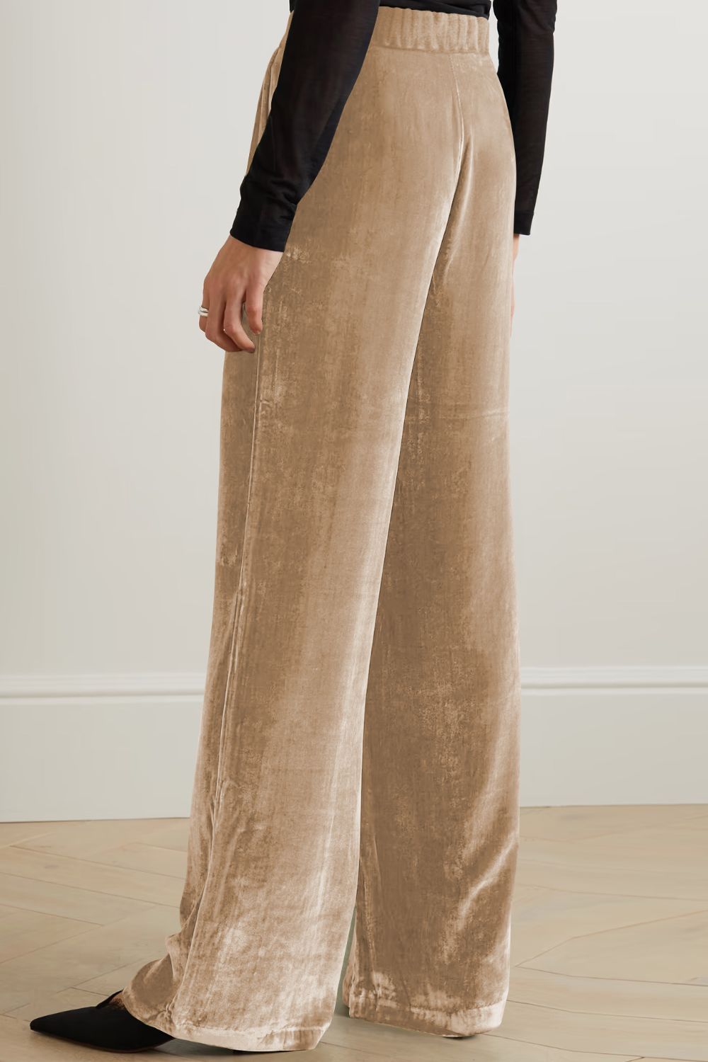 Loose Fit High Waist Long Pants Pockets (20)