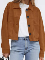 Button-down Cropped Jacket (4)