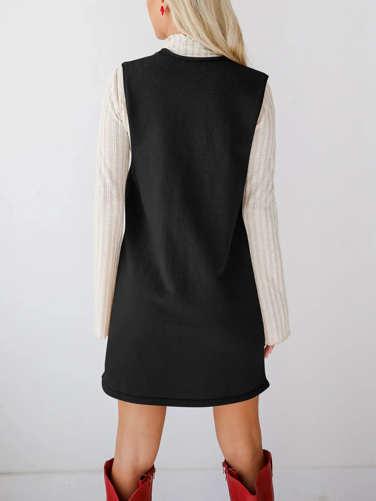 Sleeveless Knit Dress Pockets (4)