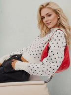 Slit Round Neck Long Sleeve Sweater (8)