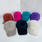 Simple Plush Baseball Cap Warm photo 2