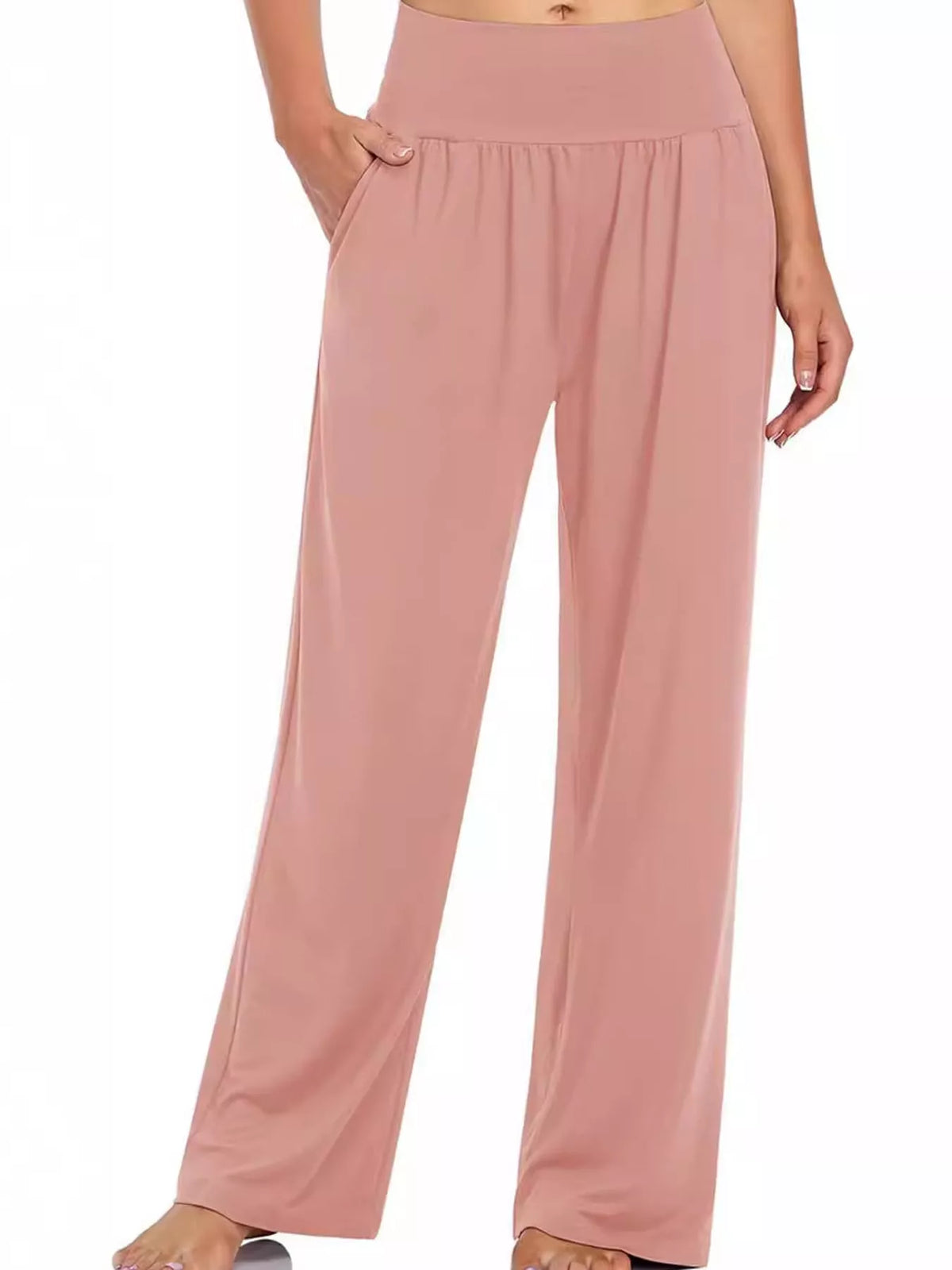 High-waisted Wide-leg Pants (64)